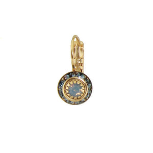 Gold Austrian Crystal Disc