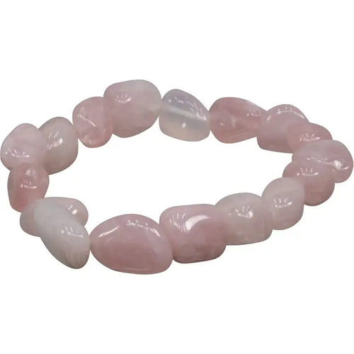 Tumbled Stones Bracelet Rose Quartz