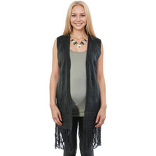 Load image into Gallery viewer, Mid-Length Knit Tasseled Vests