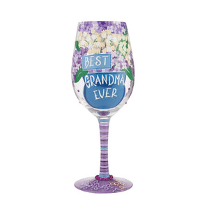 Lolita Wine Glass Best Grandma Ever