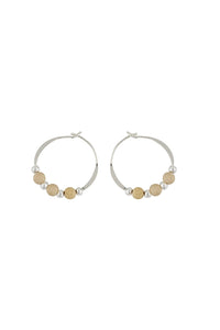BD13 Mini Star Dust 15mm Hoop Earrings