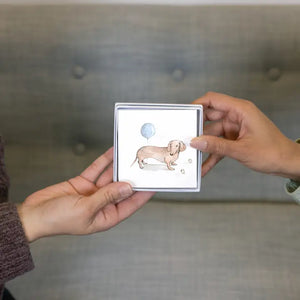 Balloon and Dog - Earring & Card Set