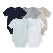 Load image into Gallery viewer, Solid Organic Cotton Short Sleeve Baby Bodysuit