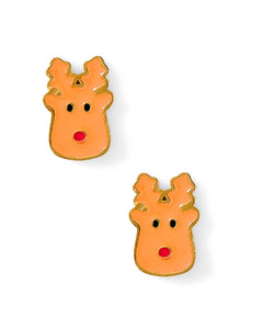 Screwback Stud Earrings - Rudolph
