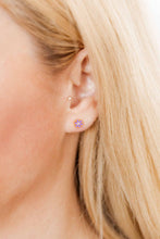 Load image into Gallery viewer, Screwback Stud Earrings - Alli - Purple