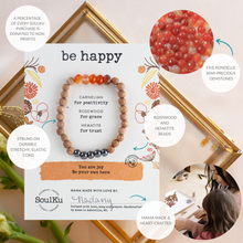 Load image into Gallery viewer, Carnelian Be Your Own Hero Bracelet to Be Happy - BYOHCA