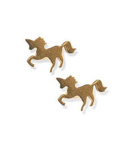 Load image into Gallery viewer, Screwback Stud Earrings - Unicorn