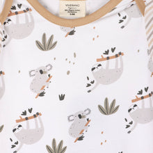 Load image into Gallery viewer, Sloth Koala Raglan Baby Jumpsuit (Organic Cotton)