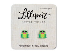 Load image into Gallery viewer, Frog Earrings // Animal Earrings