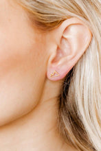 Load image into Gallery viewer, Screwback Stud Earrings - Mountain - Gold