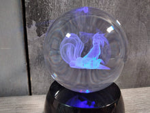 Load image into Gallery viewer, Laser Engraved 80mm Glass Sphere