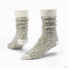 Load image into Gallery viewer, Organic Cotton Heathered Ragg Socks