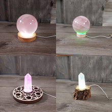 Load image into Gallery viewer, LED Crystal Display Light Stand