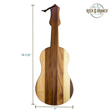Load image into Gallery viewer, Rock &amp; Branch® Shiplap Series Ukulele Serving Board