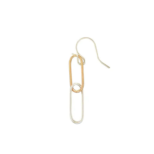 L16 Paperclip Link Earring