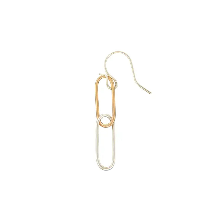 L16 Paperclip Link Earring