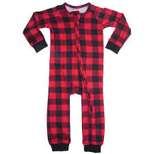 Baby Bear Infant Onesie Buffalo Plaid