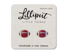 Load image into Gallery viewer, Football Earrings