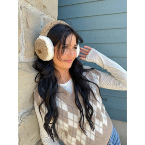 C.C. Faux Fur Sherpa Earmuff EM3667