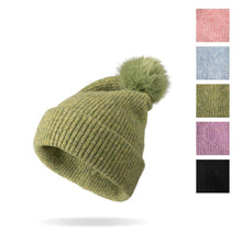 Load image into Gallery viewer, Britt&#39;s Knits Powder Knit Ultra Soft Pom Hat