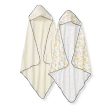 Load image into Gallery viewer, Little Ducks Organic Cotton Hooded Towels 2 Pack