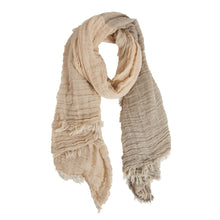 Load image into Gallery viewer, Lightweight Scarf Miranda Colorblock Fringe Edge