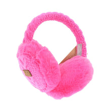 Load image into Gallery viewer, Cable Knit Faux Fur Earmuff EM3661