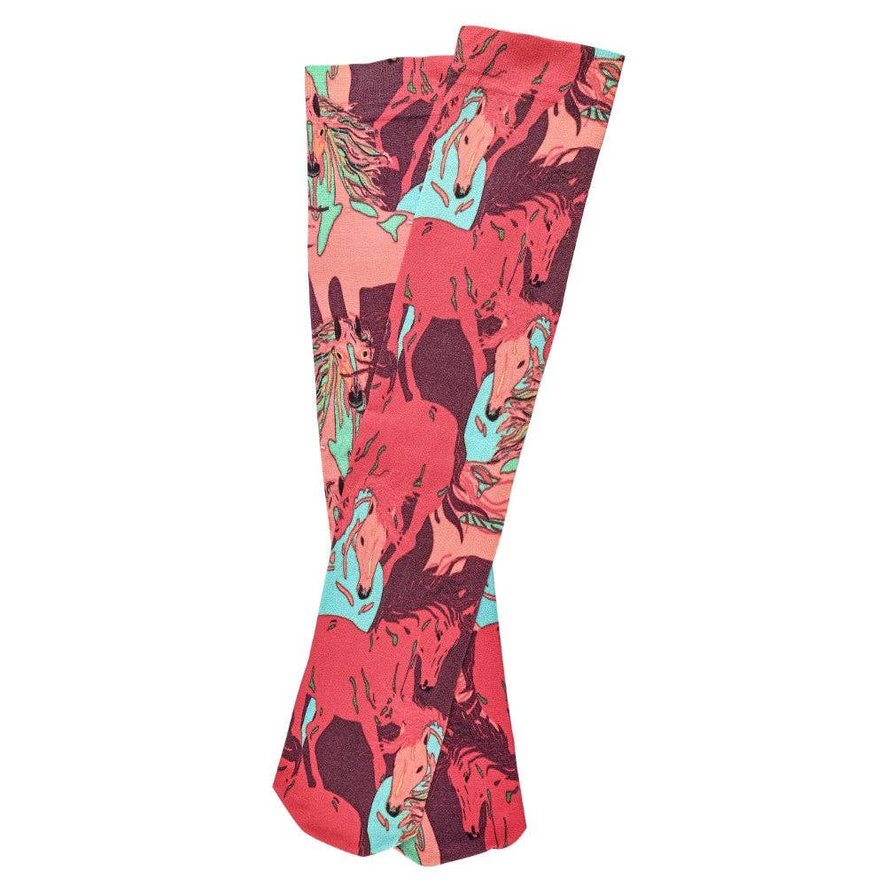 Horses of Color Thin Riding Socks