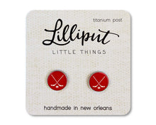 Load image into Gallery viewer, Ice Hockey Earrings - Custom Colors Available!