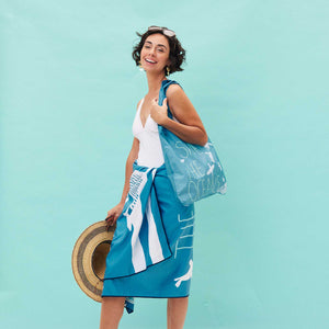 SAVE THE OCEAN Reversible Beach Towel