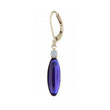 Load image into Gallery viewer, Stacked Glass Oval Earring