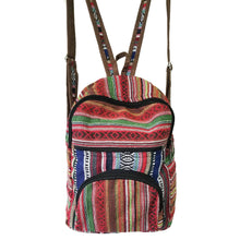 Load image into Gallery viewer, Mini Backpack Multi-Color Striped