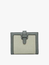 Load image into Gallery viewer, Bessie Canvas Wallet w/ Slip Closure