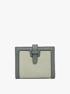 Bessie Canvas Wallet w/ Slip Closure