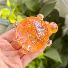 Load image into Gallery viewer, Squishy Glitter cute sea turtle Sugar squishy toy - Random Color