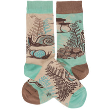 Load image into Gallery viewer, Snails &amp; Mushrooms Socks