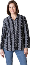 Load image into Gallery viewer, ss26 Habitat Women's Embroidered Cotton Wrap Around Shirt 48447