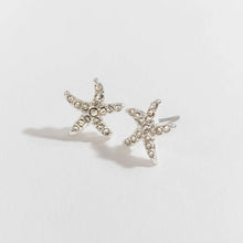 Load image into Gallery viewer, Silver Starfish Ear Sense Stud Earrings
