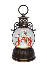Load image into Gallery viewer, 9.375&quot; Joyful Snowman Glitter Lantern