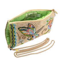 Load image into Gallery viewer, Soaring Spirit Beaded Dragonfly and Floral Crossbody Bag