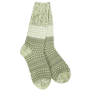 World's Softest Weekend Gallery Textured Crew Socks