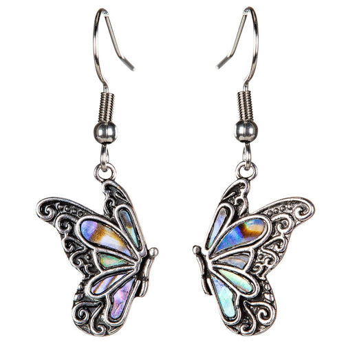BUTTERFLY ABALONE EARRINGS