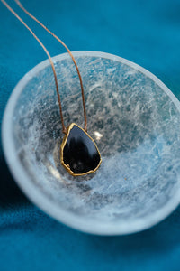 Black Onyx Alchemy Necklace for Stress Relief