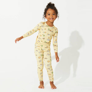 Love You Brunches Bamboo Kids Pajamas Two-Piece Set