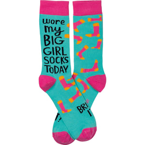 Wore My Big Girl Socks Today Bring It Socks
