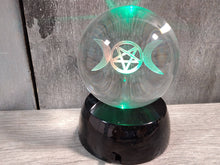 Load image into Gallery viewer, Laser Engraved 80mm Glass Sphere