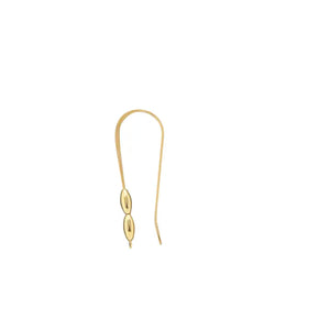D25 Double Teardrop Bead Hanging Earring