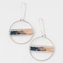 Load image into Gallery viewer, Aurelia Hoop Seed Bead Earrings
