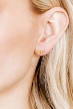 Load image into Gallery viewer, Screwback Stud Earrings - Bear Gold