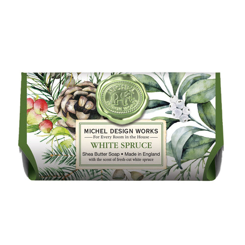 White Spruce Large Bath Soap Bar